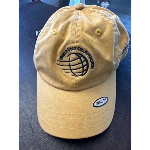 World Golf Championships Bridgestone Invitational ball cap NWT Mustard Yellow - Picture 5 of 5